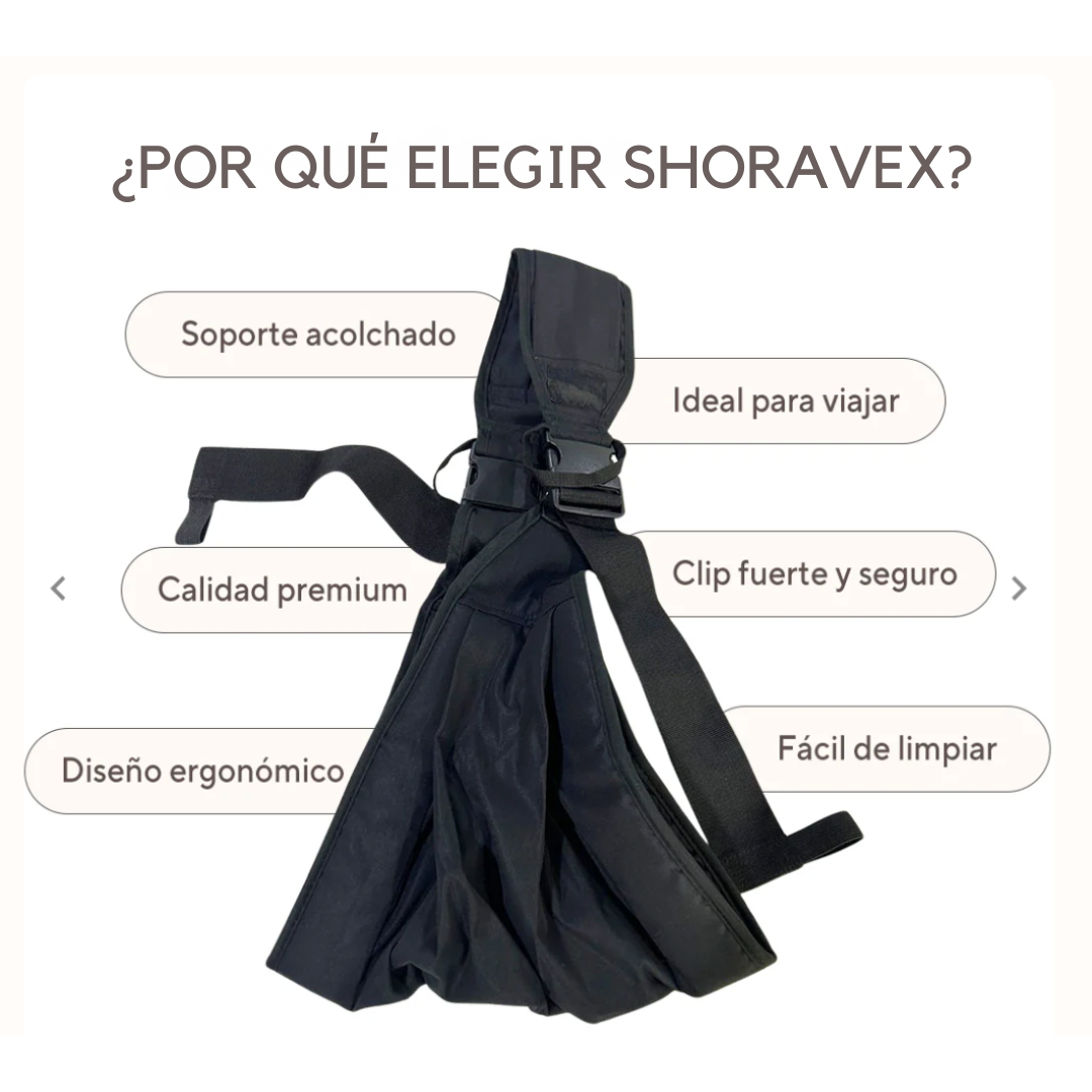 SHORAVEX™ — Tu Bebé Tranquilo, Tu Espalda Descansada