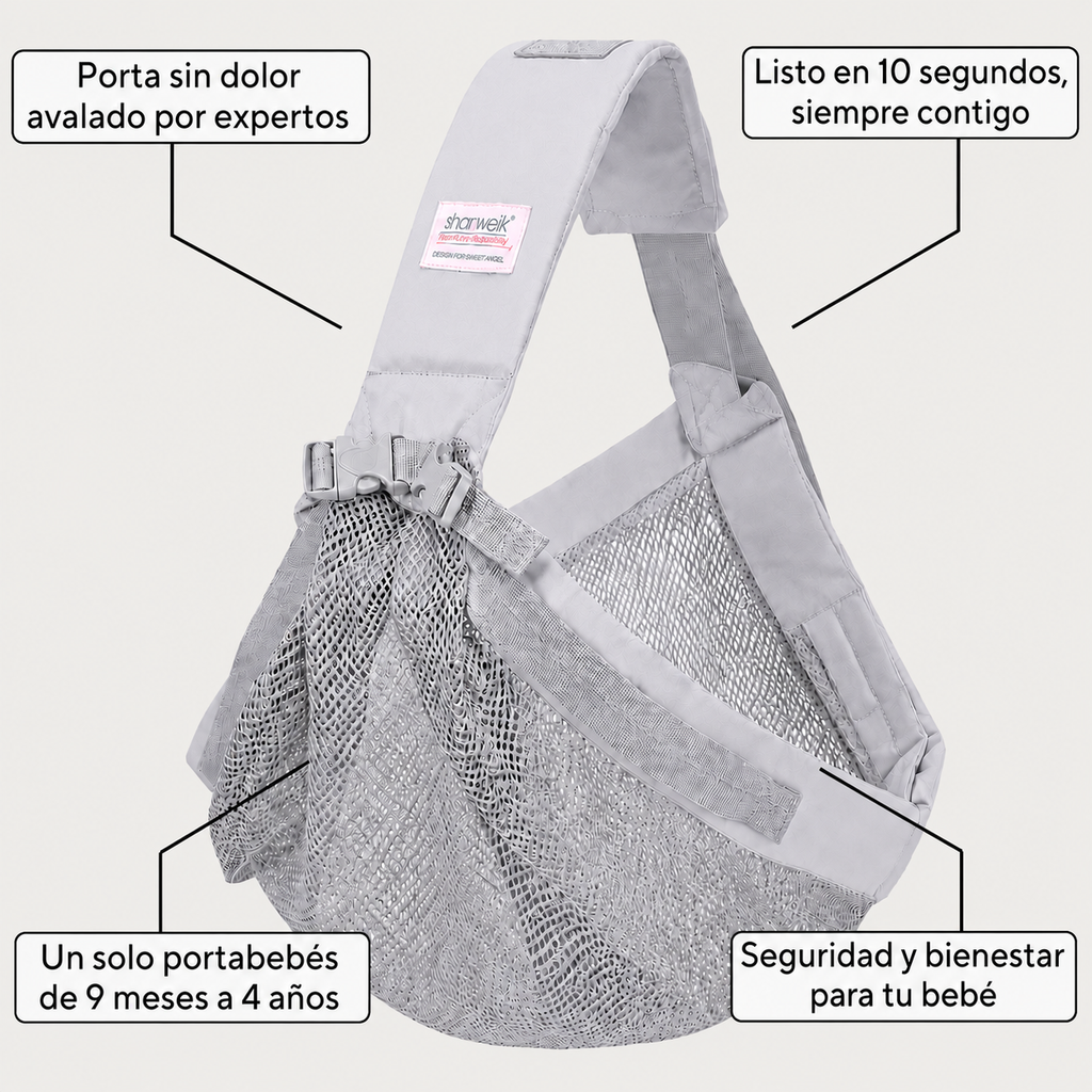 Portabebés Multifuncional 6 en 1 — Diseño Premium