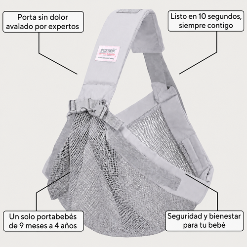 Portabebés Multifuncional 6 en 1 — Diseño Premium