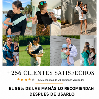 Portabebés Multifuncional 6 en 1 — Diseño Premium