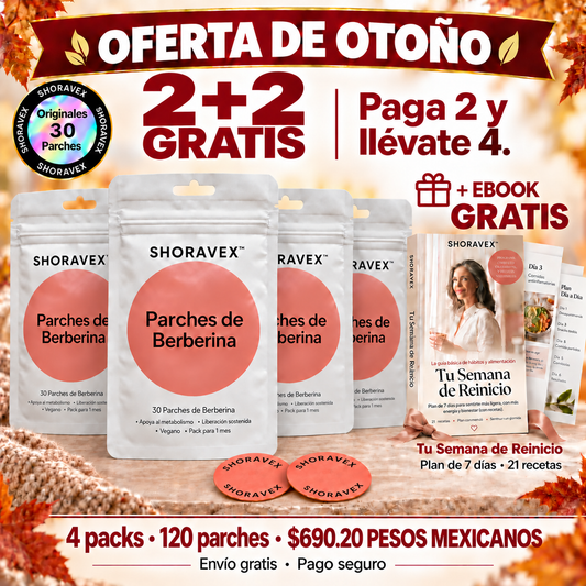 Parches de Berberina Naturales – SHORAVEX™