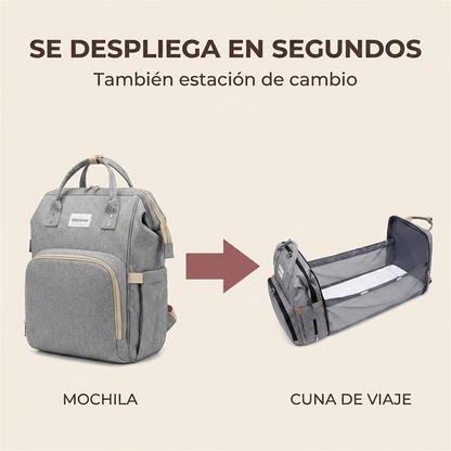 Mochila Mamá Multifuncional - ¡Viaja con Estilo!