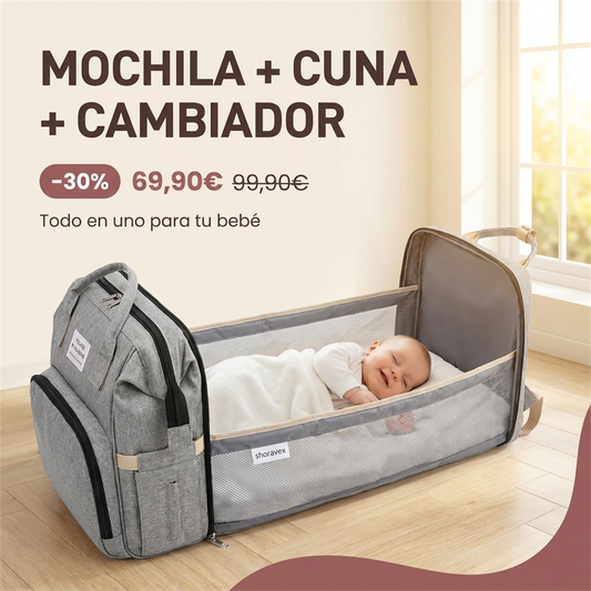 Mochila Mamá Multifuncional - ¡Viaja con Estilo!