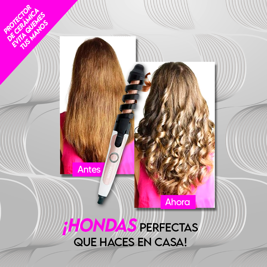 Spiral Curl™ – Rizos perfectos en minutos, sin salir de casa