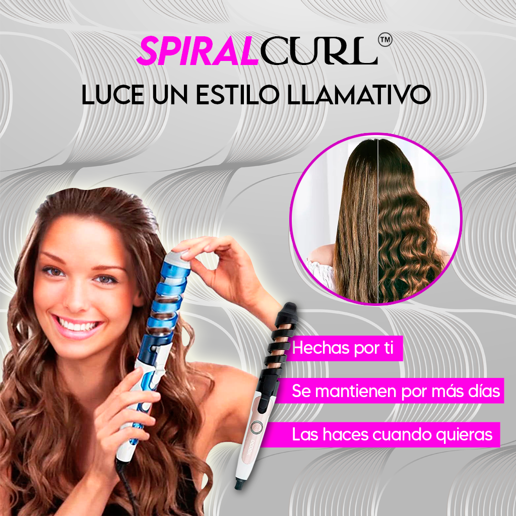 Spiral Curl™ – Rizos perfectos en minutos, sin salir de casa
