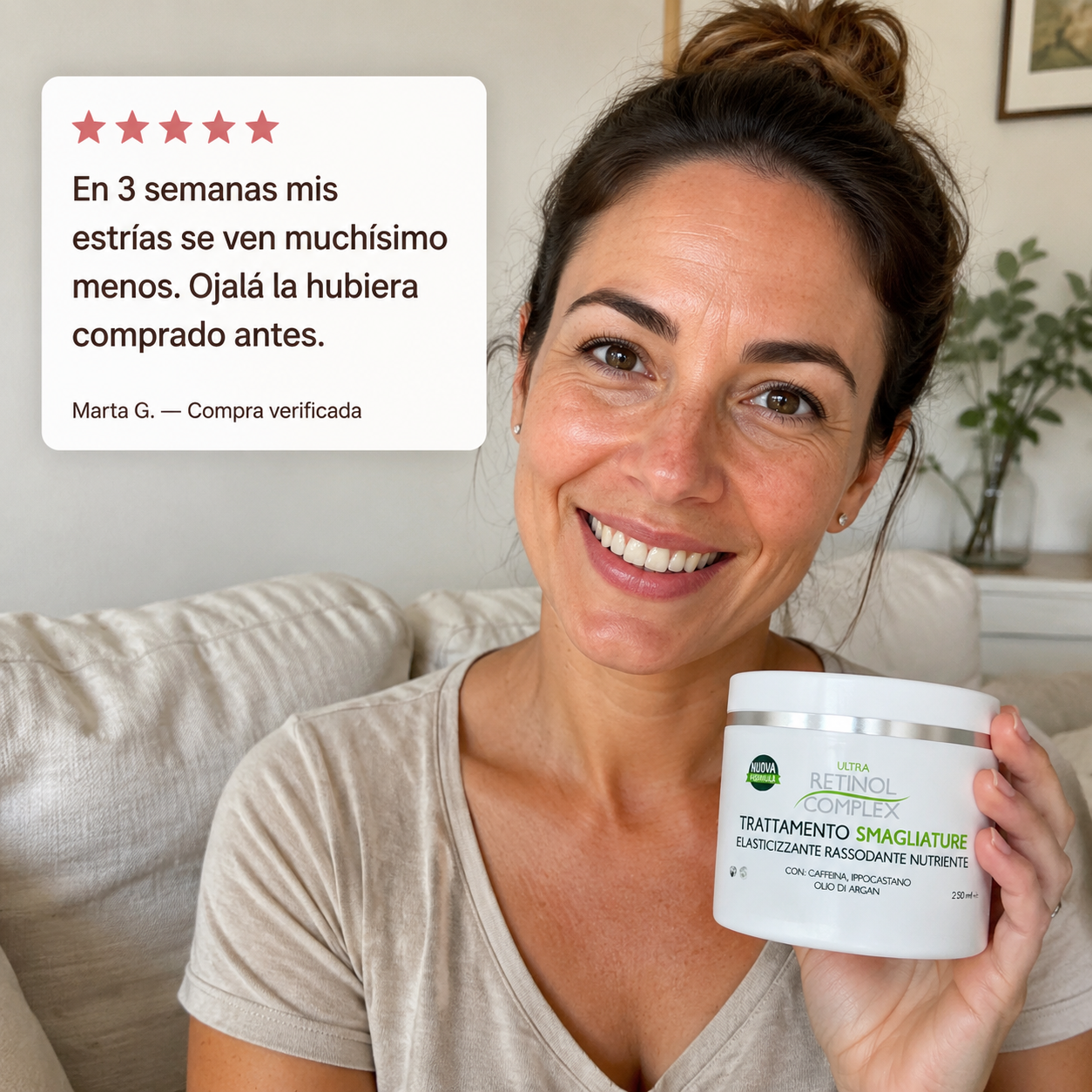 Crema Antiestrías Reafirmante 250ml