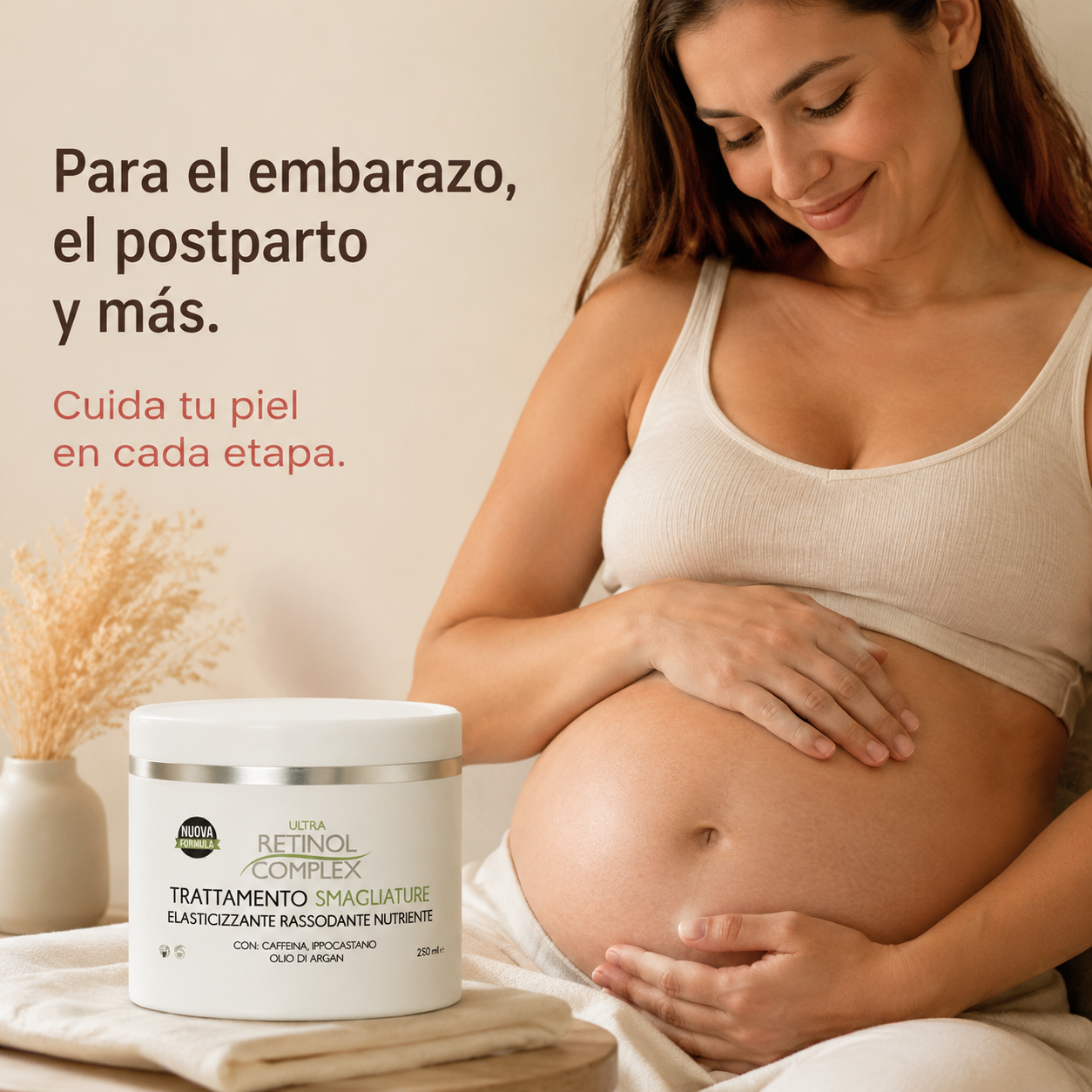 Crema Antiestrías Reafirmante 250ml