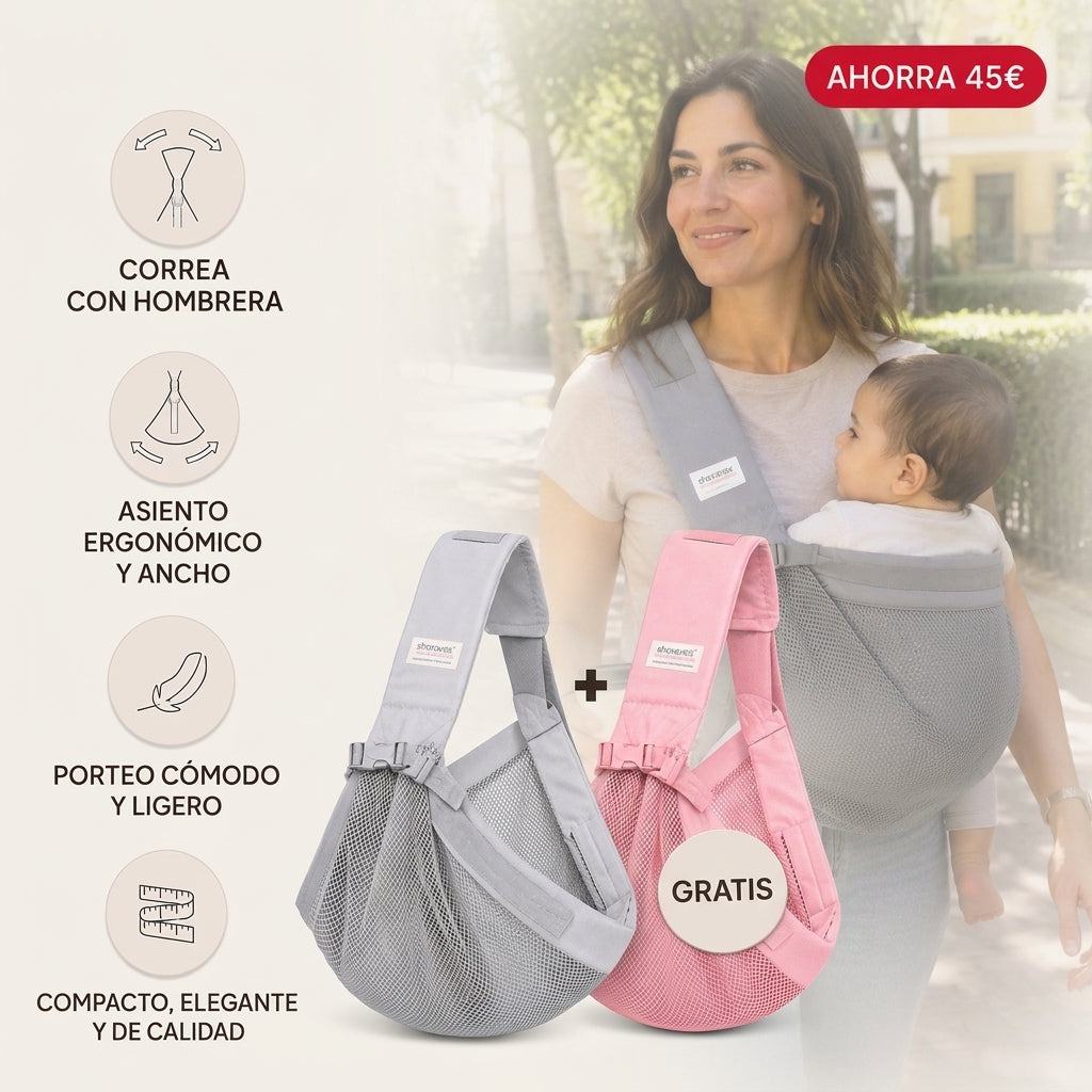 Portabebés Multifuncional 6 en 1 — Diseño Premium